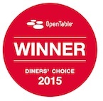 Open Table 2015 winner badgejpg